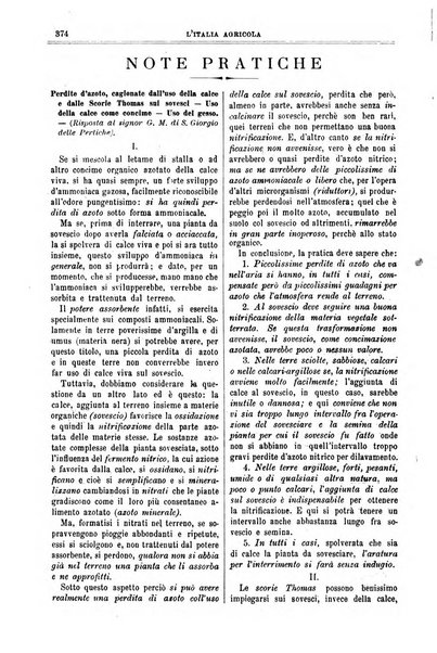 L' Italia agricola giornale di agricoltura