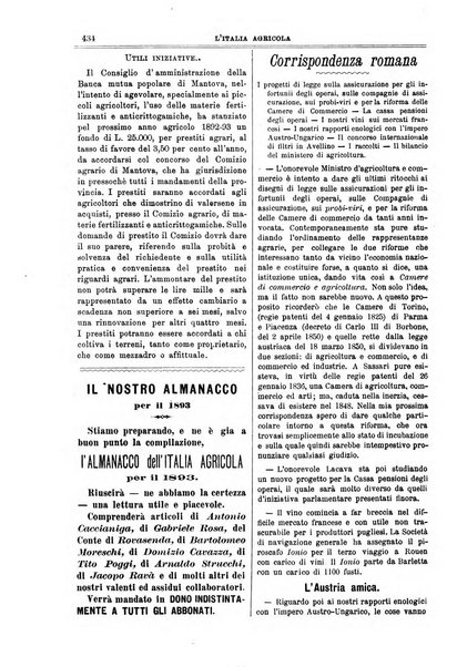 L' Italia agricola giornale di agricoltura