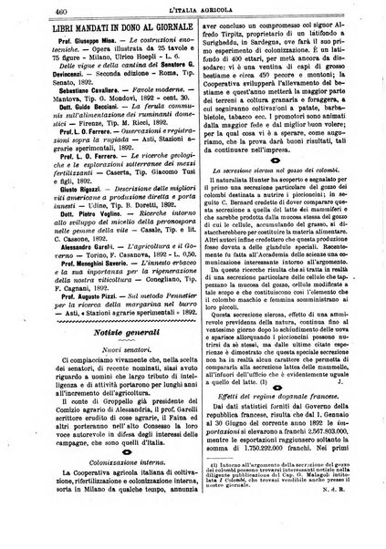 L' Italia agricola giornale di agricoltura