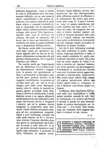 L' Italia agricola giornale di agricoltura