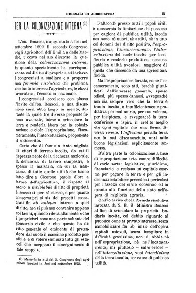 L' Italia agricola giornale di agricoltura