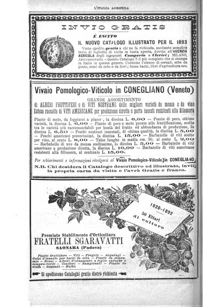 L' Italia agricola giornale di agricoltura