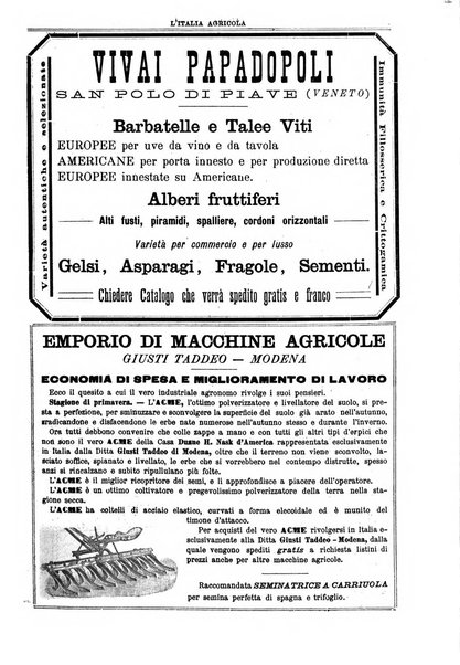 L' Italia agricola giornale di agricoltura