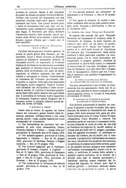 L' Italia agricola giornale di agricoltura