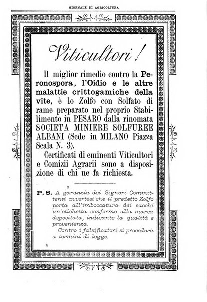 L' Italia agricola giornale di agricoltura