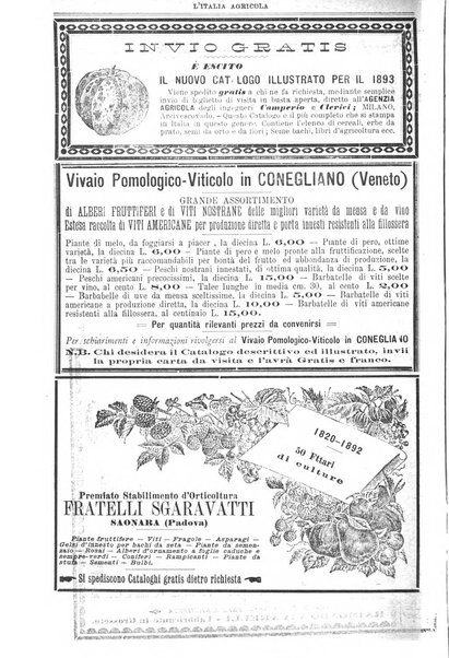 L' Italia agricola giornale di agricoltura