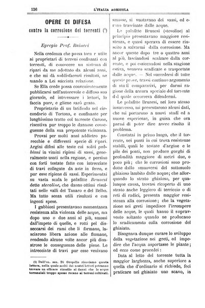 L' Italia agricola giornale di agricoltura