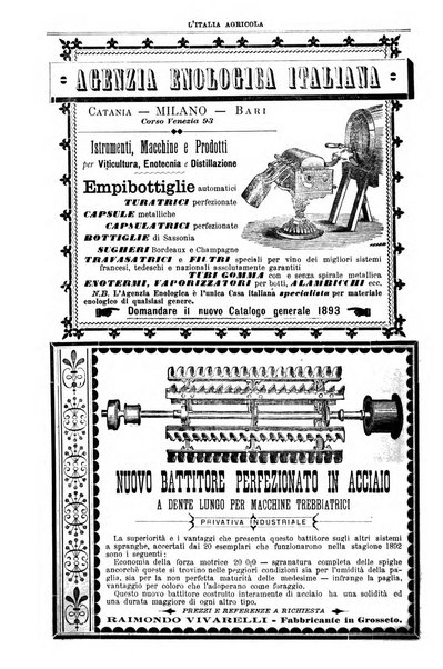 L' Italia agricola giornale di agricoltura