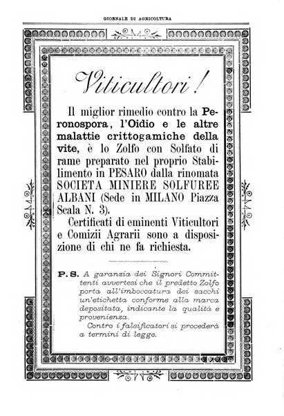 L' Italia agricola giornale di agricoltura