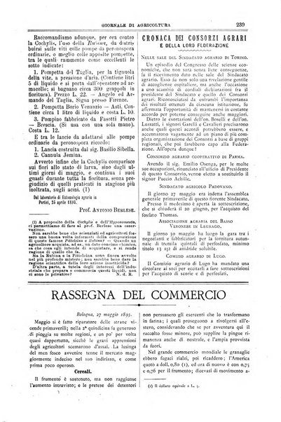 L' Italia agricola giornale di agricoltura