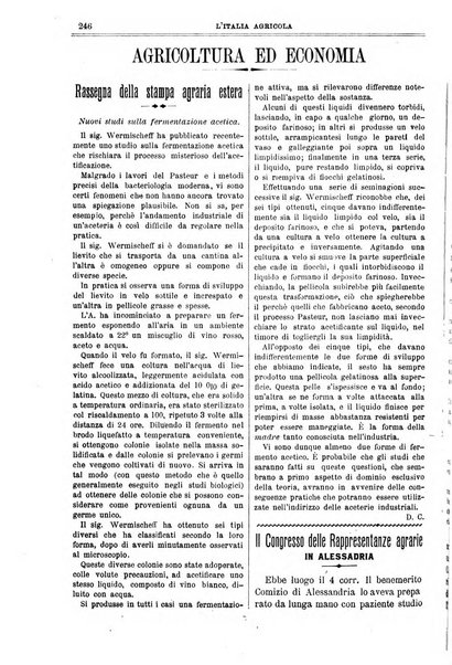 L' Italia agricola giornale di agricoltura