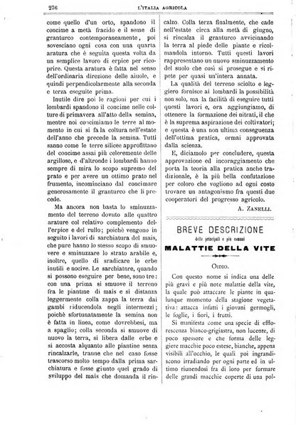 L' Italia agricola giornale di agricoltura