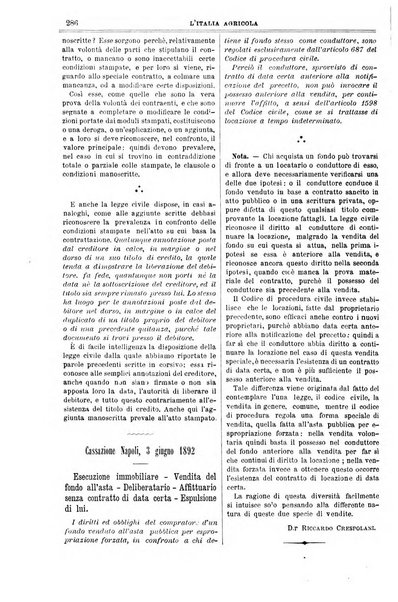 L' Italia agricola giornale di agricoltura