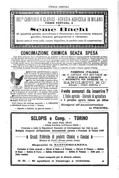 L' Italia agricola giornale di agricoltura