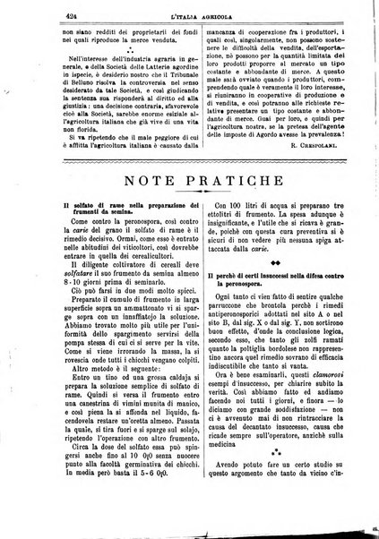 L' Italia agricola giornale di agricoltura