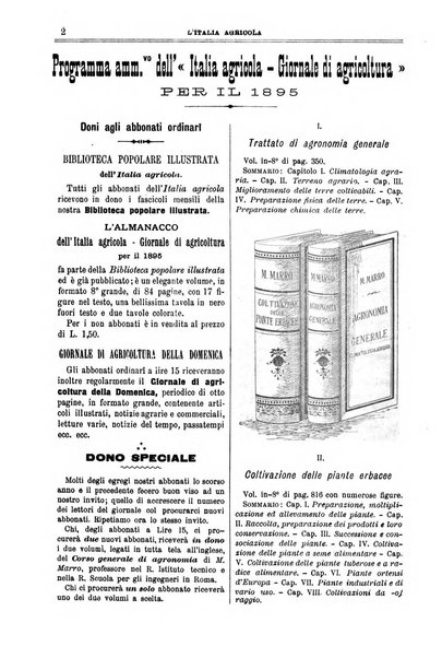 L' Italia agricola giornale di agricoltura