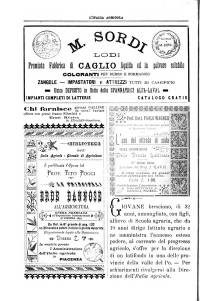 L' Italia agricola giornale di agricoltura