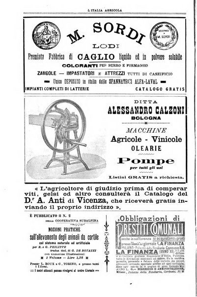 L' Italia agricola giornale di agricoltura