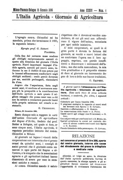 L' Italia agricola giornale di agricoltura