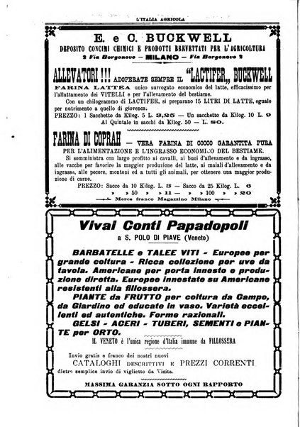 L' Italia agricola giornale di agricoltura