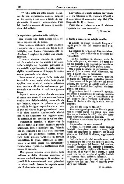 L' Italia agricola giornale di agricoltura