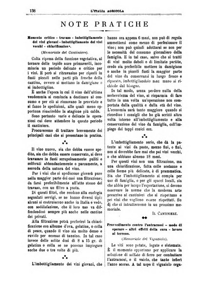 L' Italia agricola giornale di agricoltura