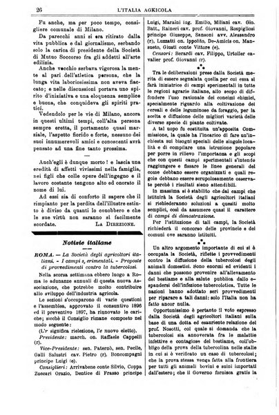 L' Italia agricola giornale di agricoltura