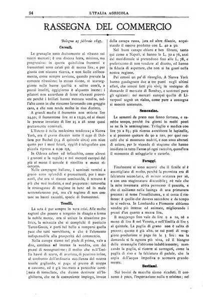 L' Italia agricola giornale di agricoltura