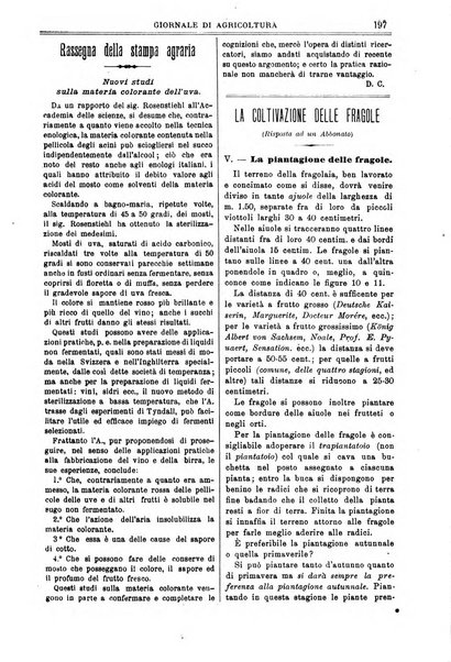 L' Italia agricola giornale di agricoltura