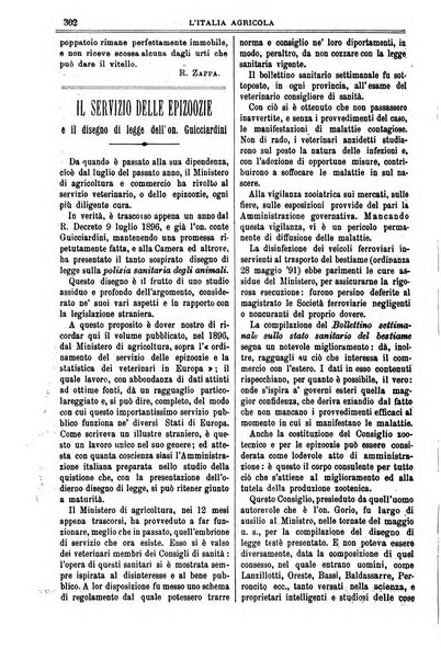 L' Italia agricola giornale di agricoltura