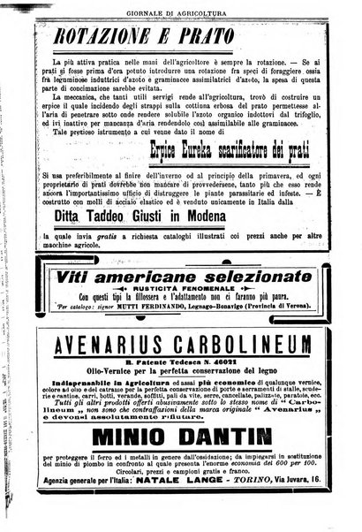 L' Italia agricola giornale di agricoltura