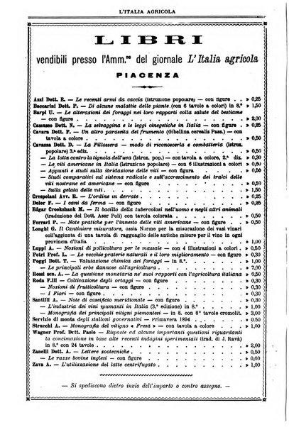 L' Italia agricola giornale di agricoltura