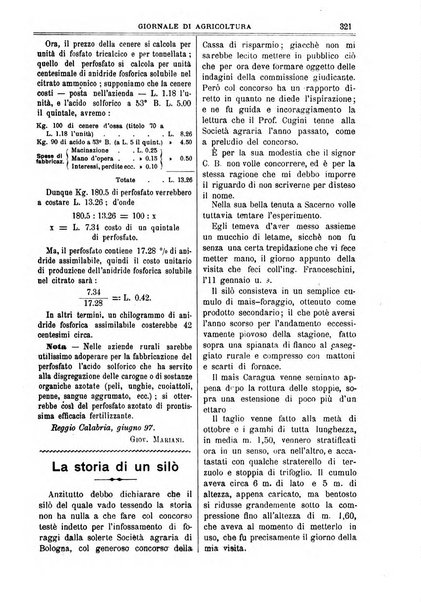 L' Italia agricola giornale di agricoltura