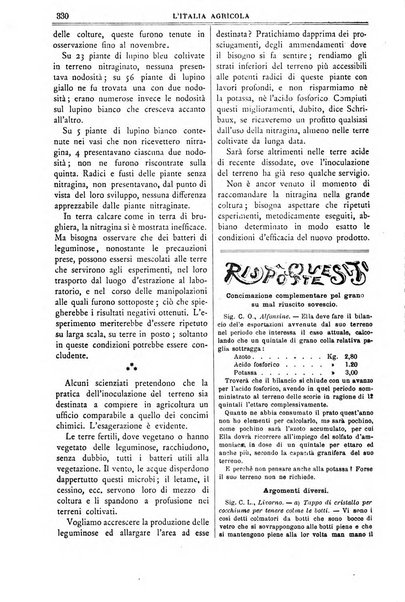 L' Italia agricola giornale di agricoltura