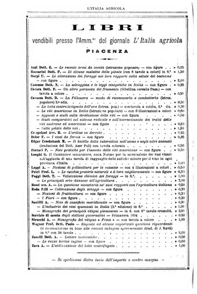 L' Italia agricola giornale di agricoltura