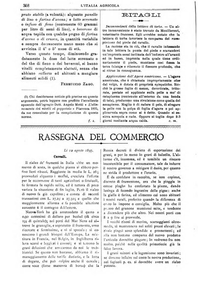 L' Italia agricola giornale di agricoltura