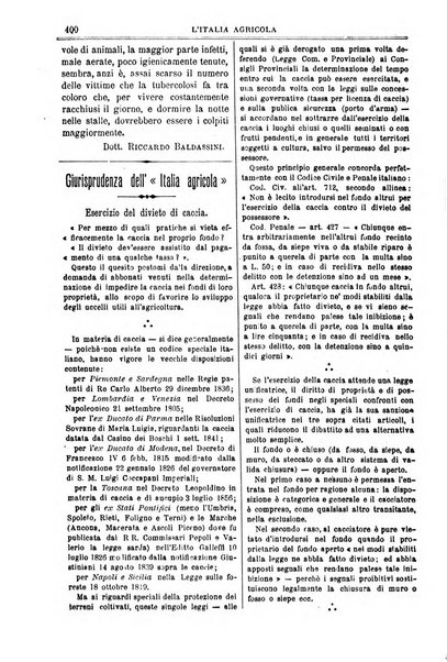 L' Italia agricola giornale di agricoltura