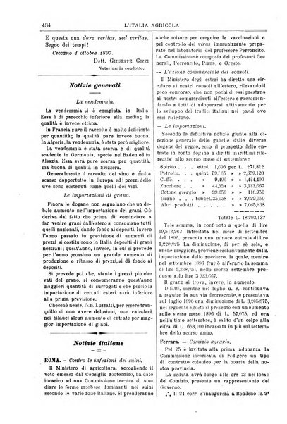 L' Italia agricola giornale di agricoltura