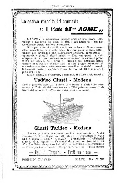 L' Italia agricola giornale di agricoltura