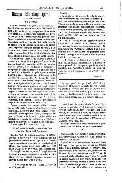 L' Italia agricola giornale di agricoltura