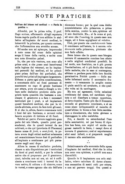 L' Italia agricola giornale di agricoltura