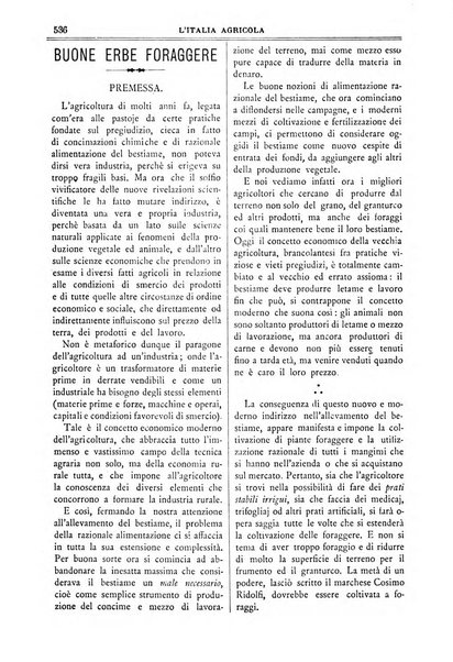 L' Italia agricola giornale di agricoltura