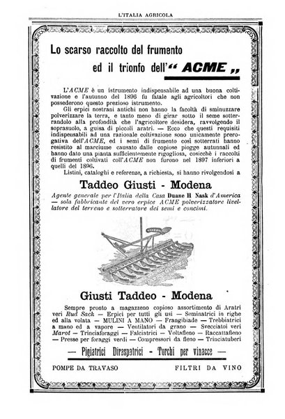 L' Italia agricola giornale di agricoltura