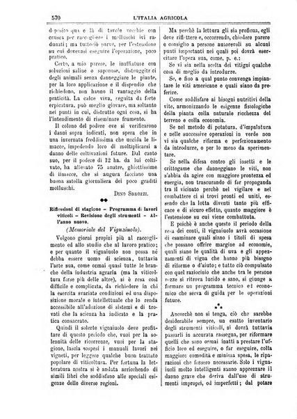 L' Italia agricola giornale di agricoltura