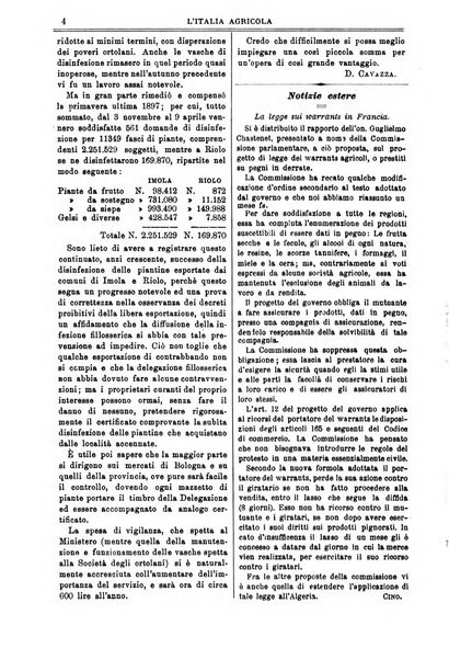 L' Italia agricola giornale di agricoltura