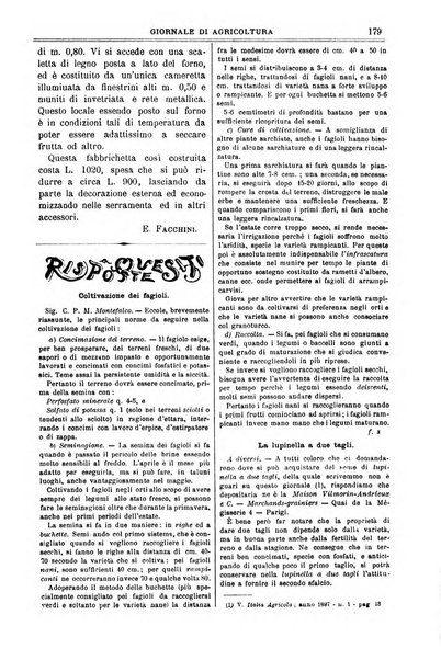 L' Italia agricola giornale di agricoltura