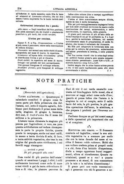 L' Italia agricola giornale di agricoltura