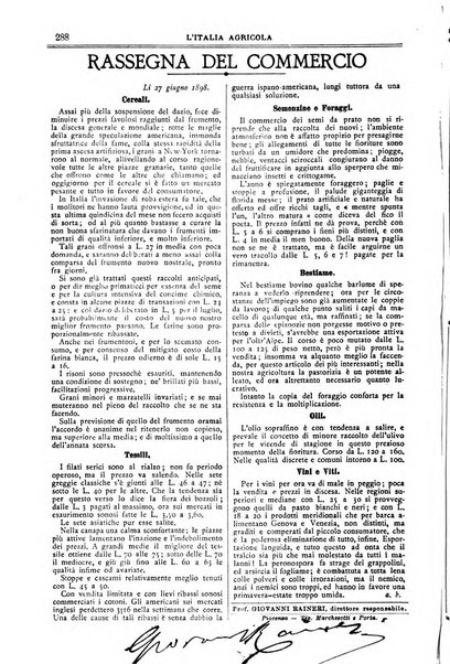 L' Italia agricola giornale di agricoltura