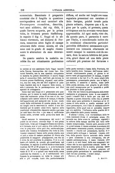 L' Italia agricola giornale di agricoltura