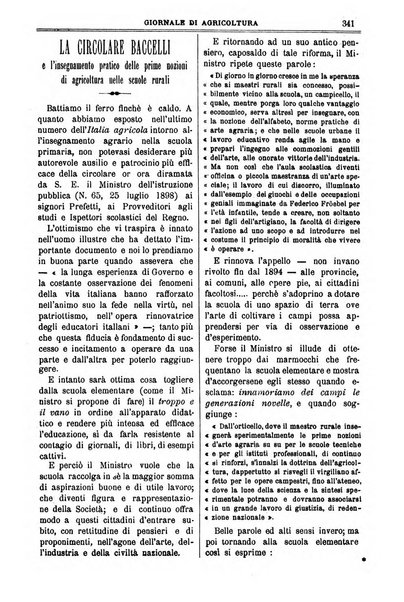 L' Italia agricola giornale di agricoltura